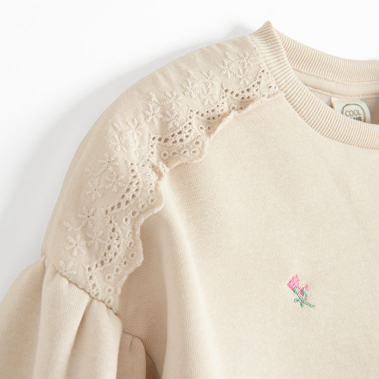 Cool Club, Hanorac pentru fete, calduros, bej