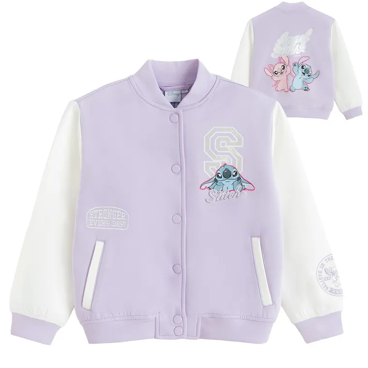 Cool Club, Hanorac pentru fete, cu capse, mix, imprimeu Lilo si Stitch