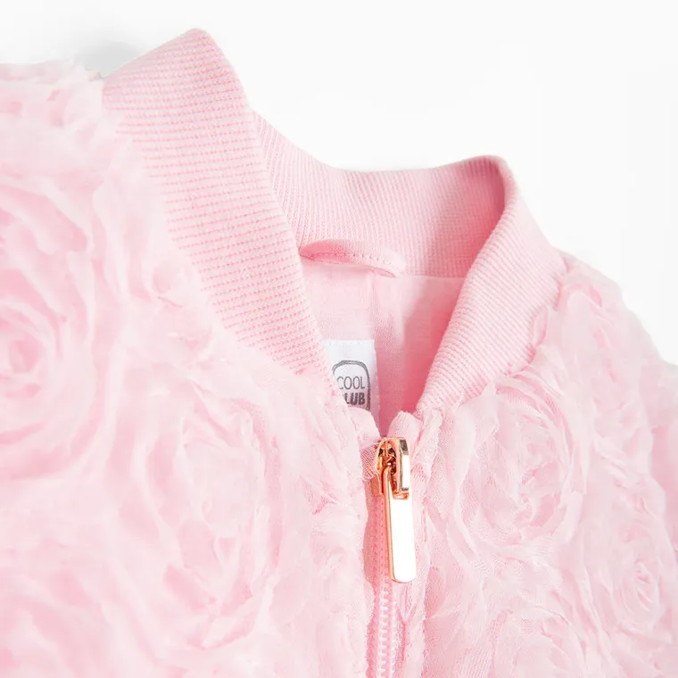 Cool Club, Hanorac pentru fete, cu fermoar, roz