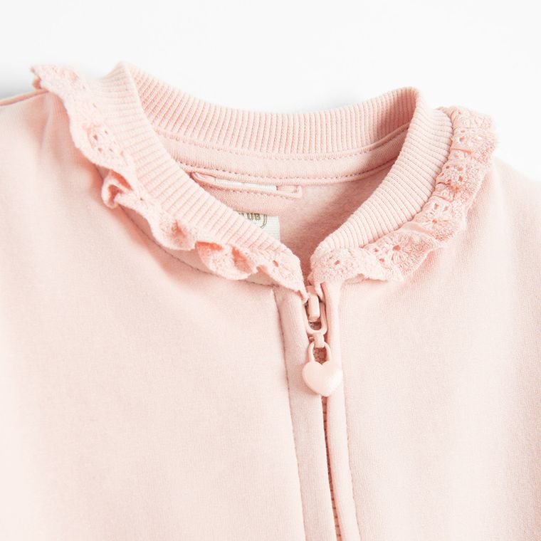 Cool Club, Hanorac pentru fete, cu fermoar, roz