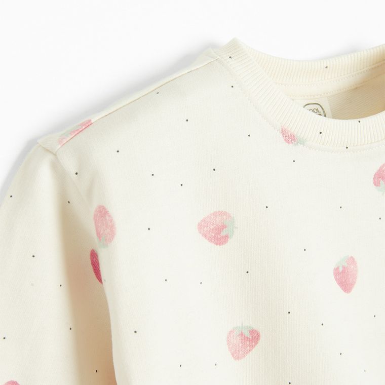 Cool Club, Hanorac pentru fete, ecru