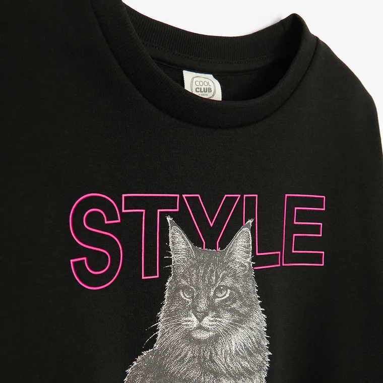 Cool Club, Hanorac pentru fete, negru