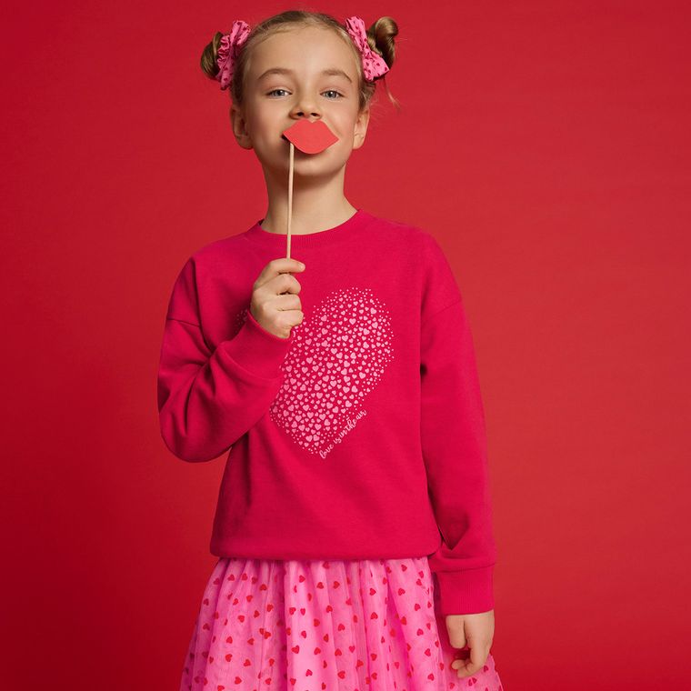 Cool Club, Hanorac pentru fete, rosu