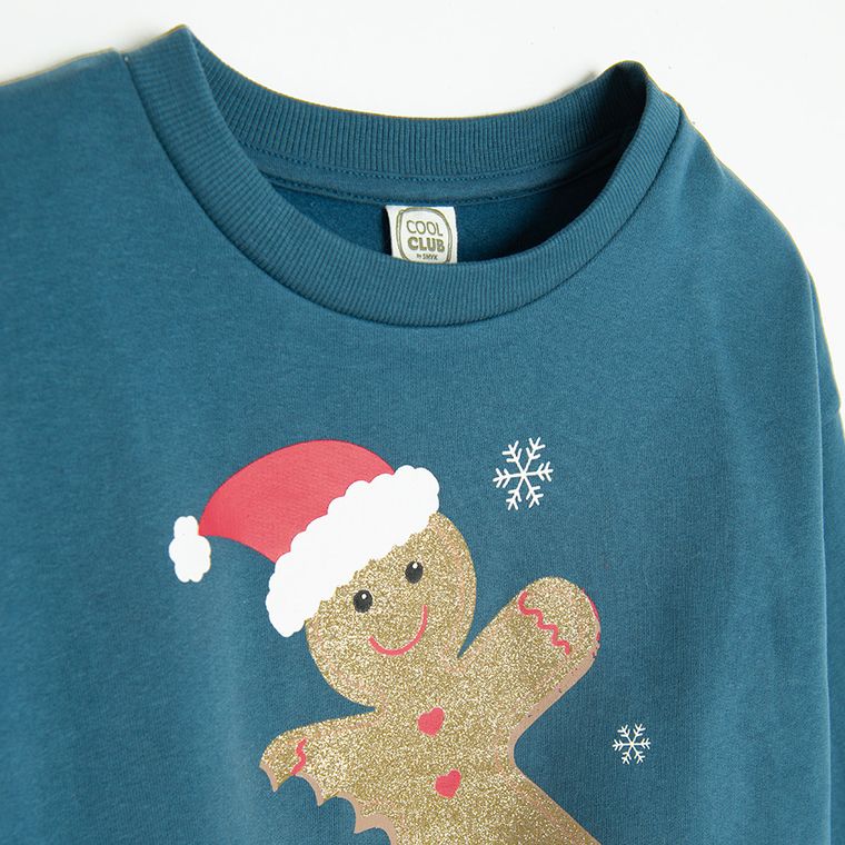 Cool Club, Hanorac pentru fete, turcoaz