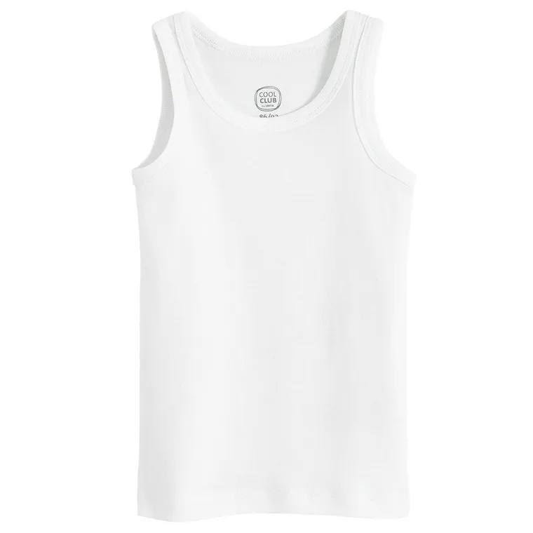 Cool Club, Maiou pentru baieti, alb, set, 2 buc.