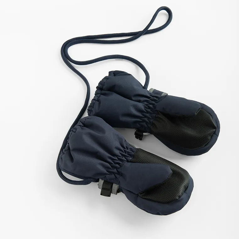 Cool Club, Manusi de schi pentru baieti, cu snur, bleumarin, imprimeu Paw Patrol