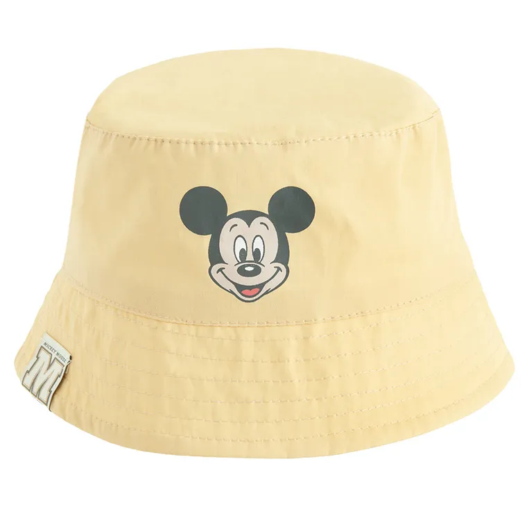 Cool Club, Palarie pentru baieti, cu doua fete, UV 50, mix, imprimeu Mickey Mouse