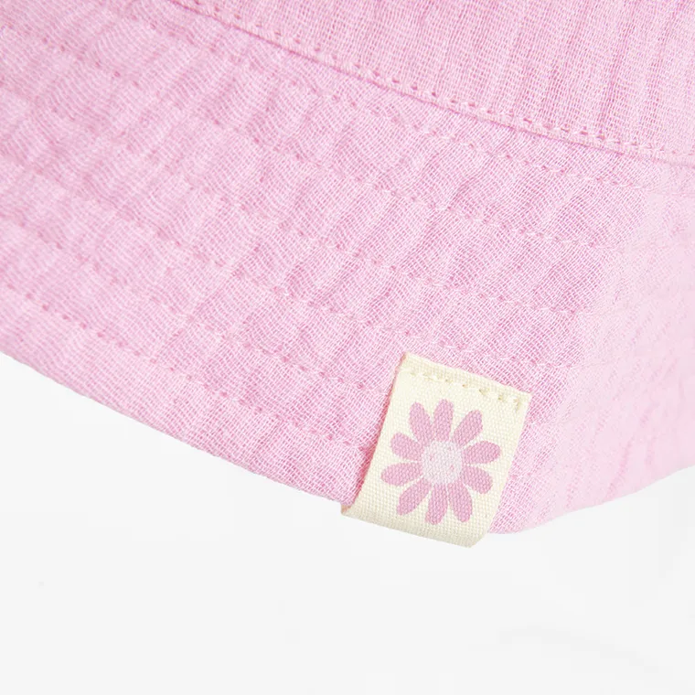 Cool Club, Palarie pentru fete, cu snur, muselina, roz