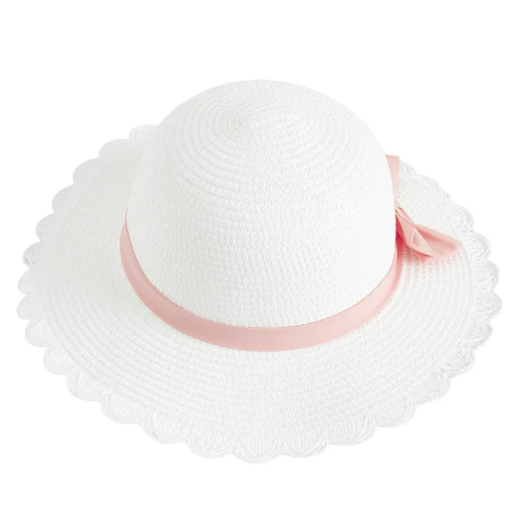 Cool Club, Palarie pentru fete, de paie, alb
