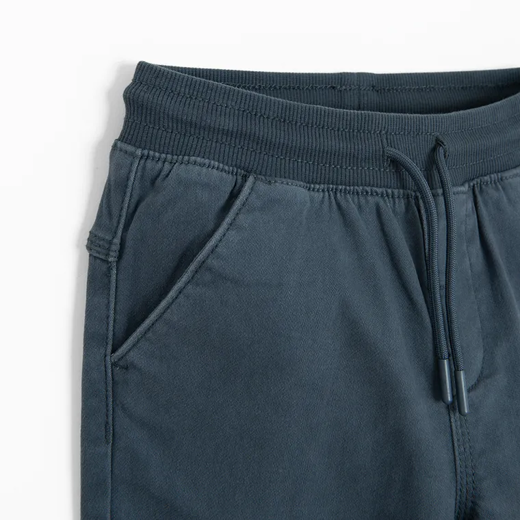 Cool Club, Pantaloni din material textil pentru baieti, jogger, albastru