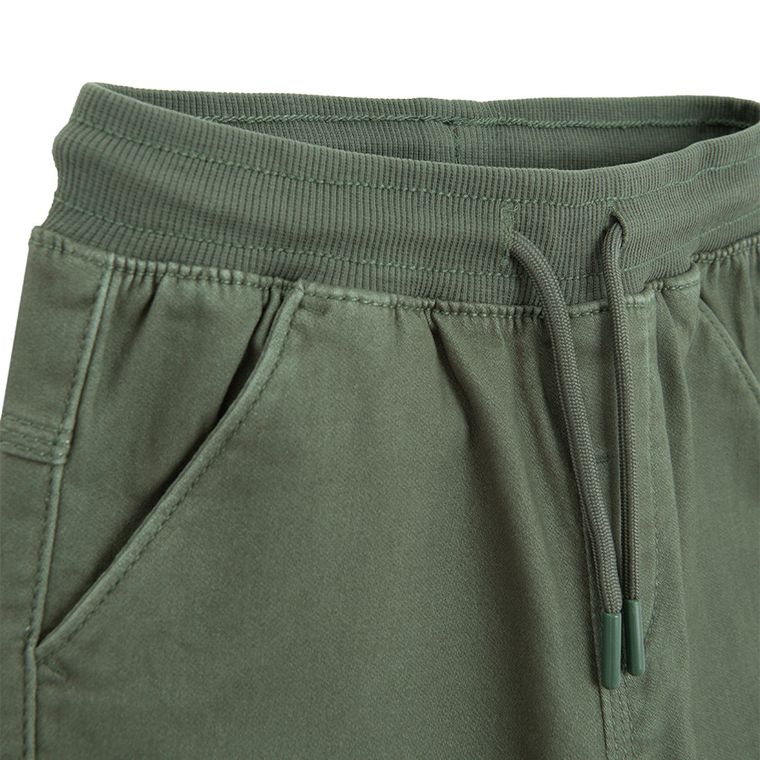 Cool Club, Pantaloni din material textil pentru baieti, jogger, kaki