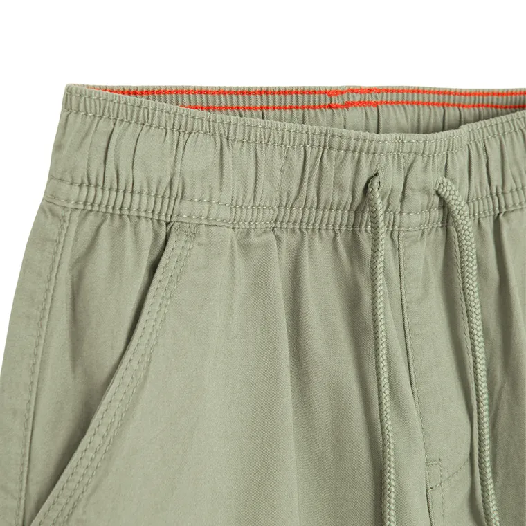 Cool Club, Pantaloni din material textil pentru baieti, jogger, kaki