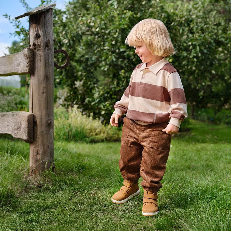 Cool Club, Pantaloni din material textil pentru baieti, maro