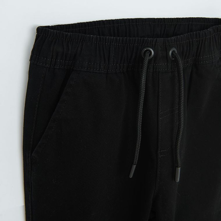 Cool Club, Pantaloni din material textil pentru baieti, negru