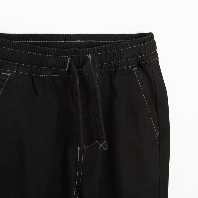 Cool Club, Pantaloni din material textil pentru baieti, negru