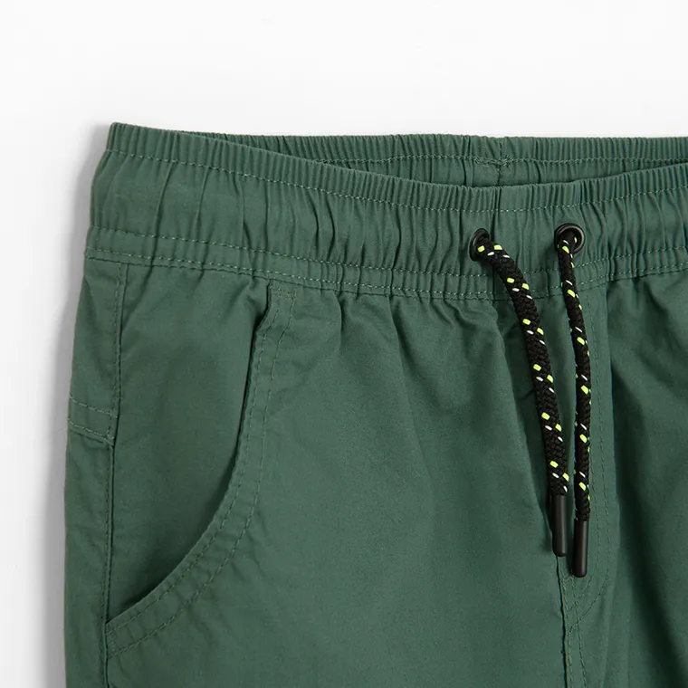 Cool Club, Pantaloni din material textil pentru baieti, turcoaz