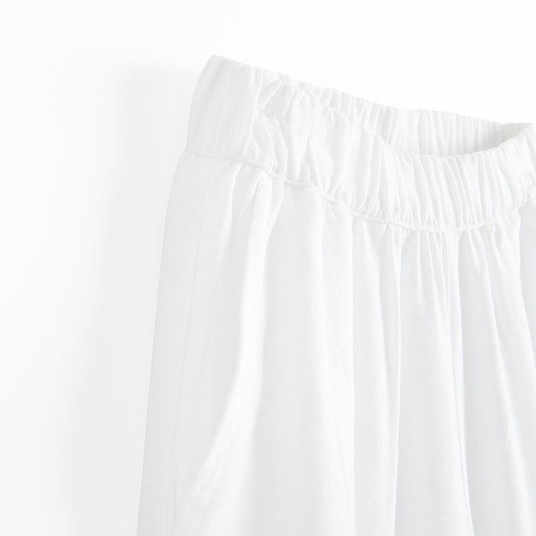 Cool Club, Pantaloni din material textil pentru fete, alb