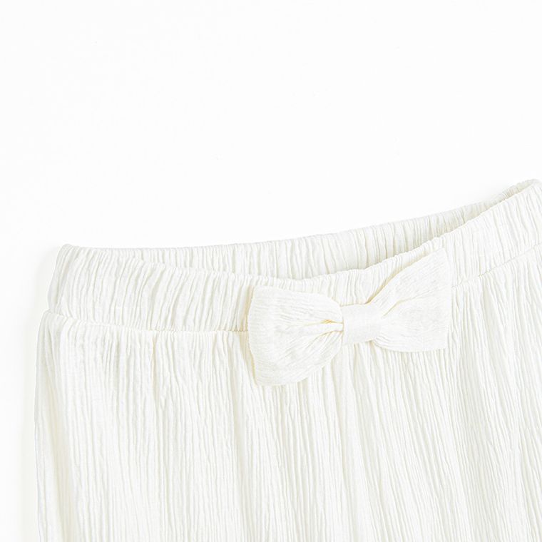 Cool Club, Pantaloni din material textil pentru fete, alb