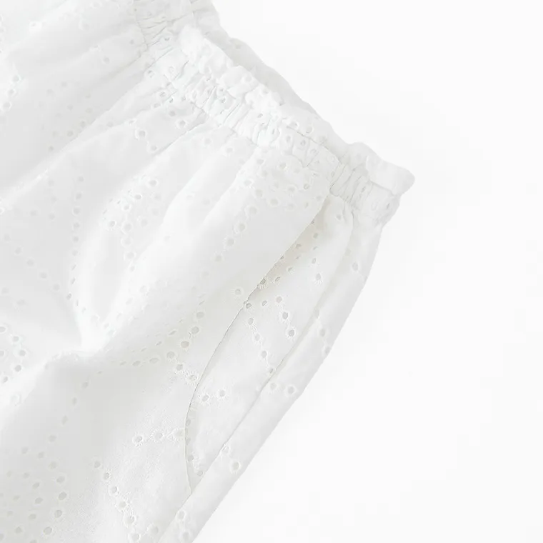 Cool Club, Pantaloni din material textil pentru fete, alb