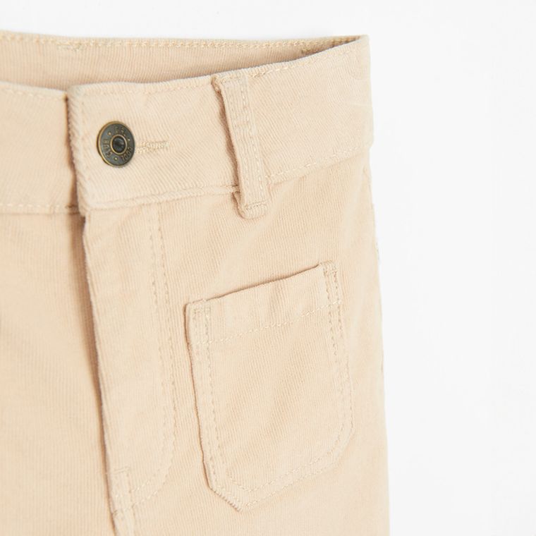 Cool Club, Pantaloni din material textil pentru fete, bej