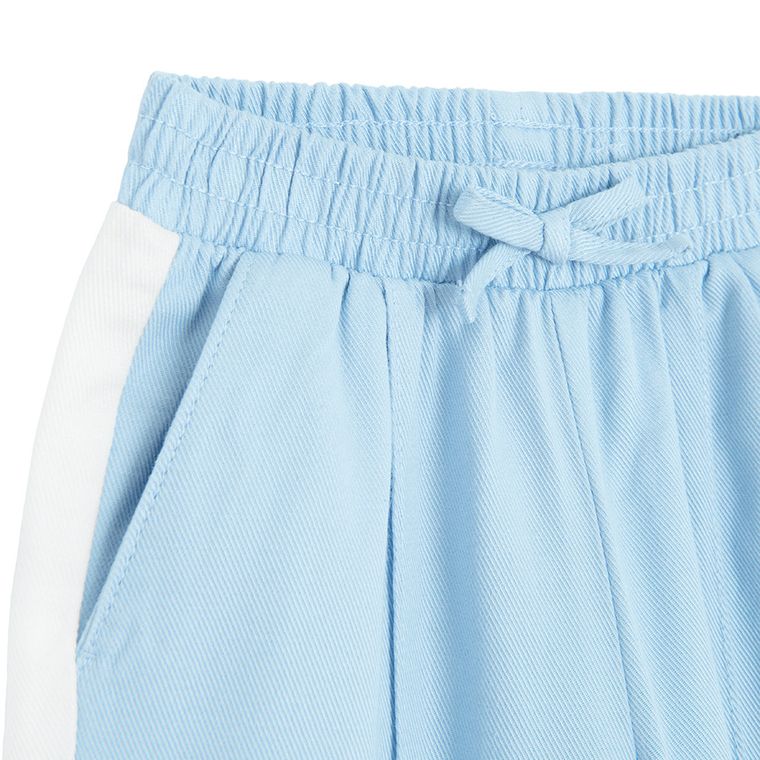 Cool Club, Pantaloni din material textil pentru fete, wide, albastru