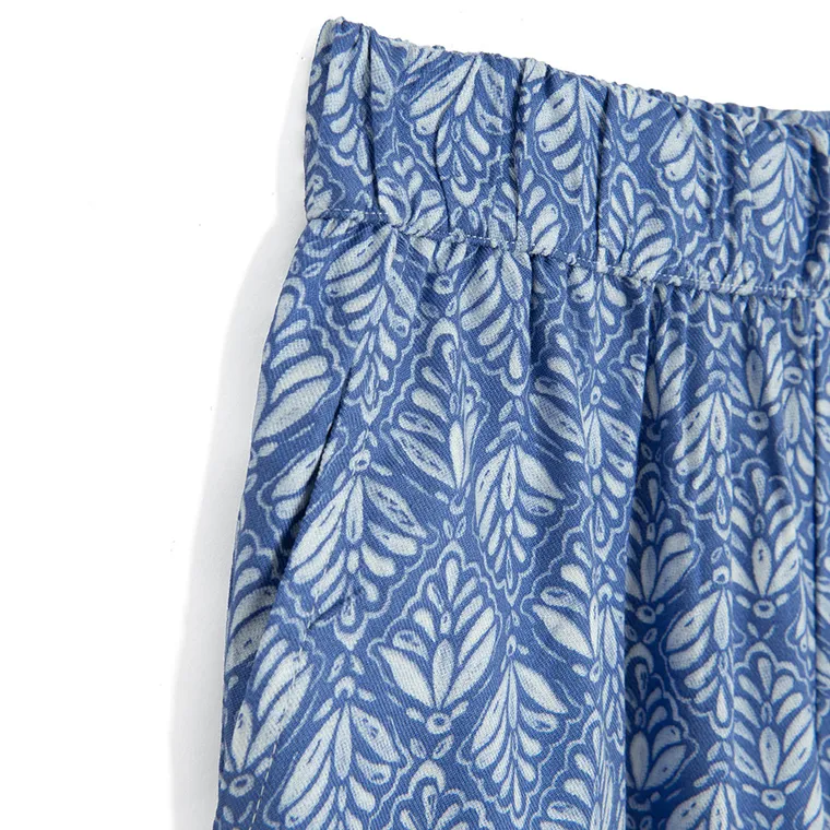 Cool Club, Pantaloni din material textil pentru fete, wide, albastru