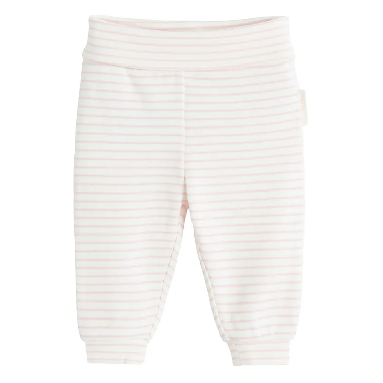 Cool Club, Pantaloni fara botosei pentru fete, alb, set, 2 buc.