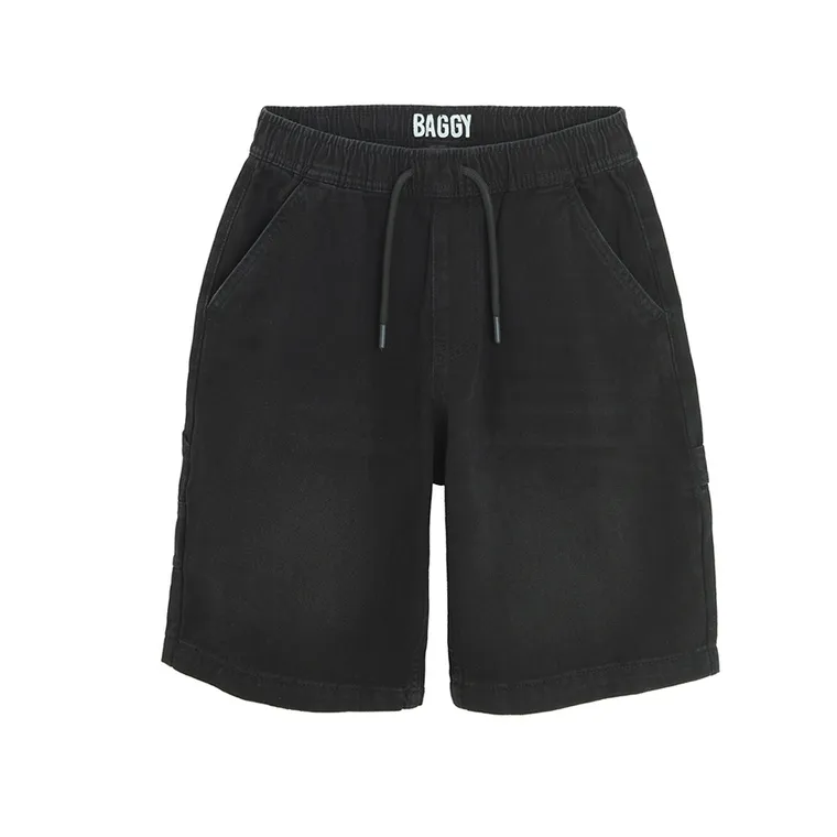 Cool Club, Pantaloni scurti de blugi pentru baieti, baggy, negru