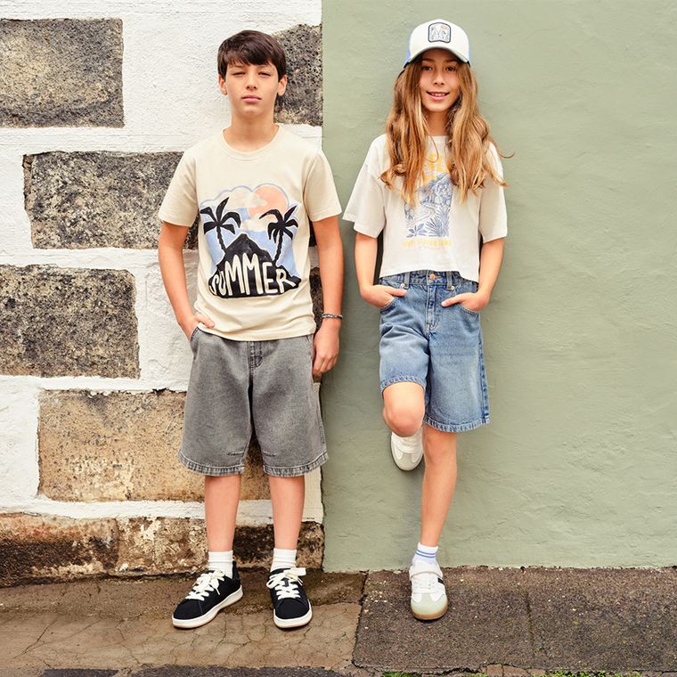 Cool Club, Pantaloni scurti de blugi reglabili pentru fete, bleumarin