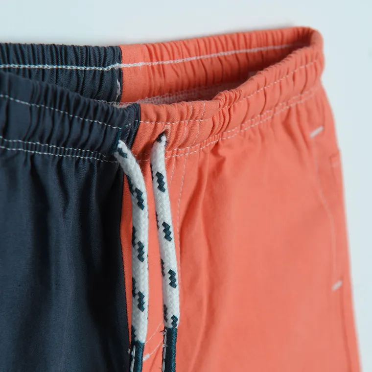 Cool Club, Pantaloni scurti pentru baieti, bluemarin-portocaliu