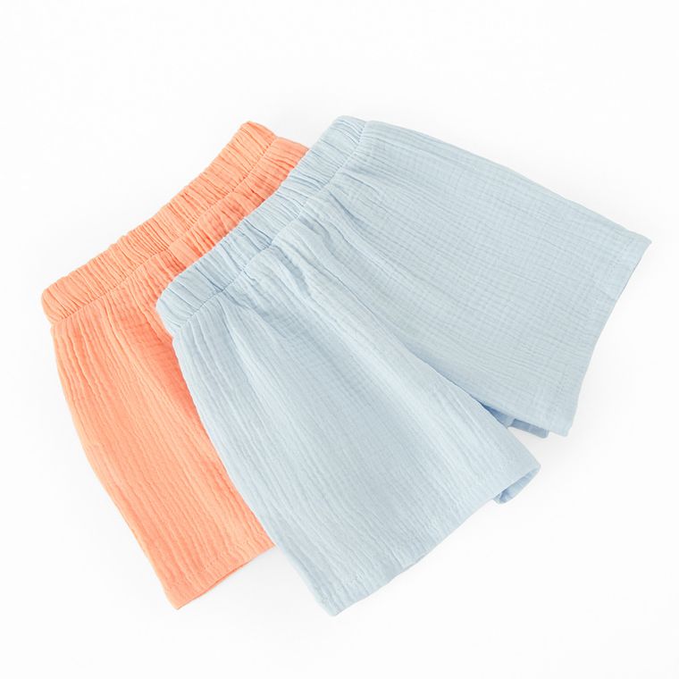 Cool Club, Pantaloni scurti pentru fete, muselina, mix, set, 2 szt