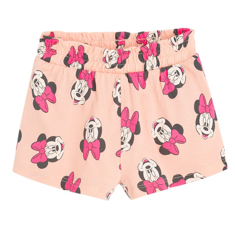 Cool Club, Pantaloni scurti pentru fete, roz, imprimeu Minnie Mouse