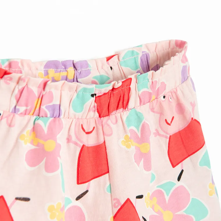 Cool Club, Pantaloni scurti pentru fete, roz, imprimeu Peppa Pig