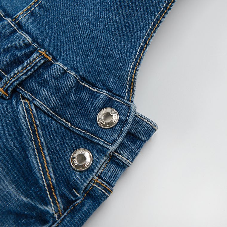 Cool Club, Pantaloni scurti salopeta de blugi pentru fete, denim