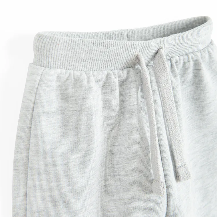 Cool Club, Pantaloni trening pentru baieti, baggy, gri melanj