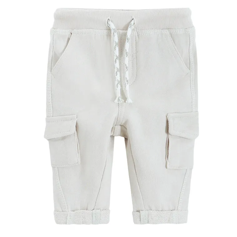 Cool Club, Pantaloni trening pentru baieti, bej