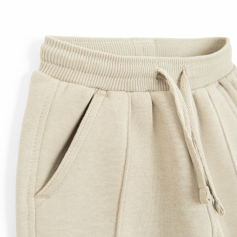 Cool Club, Pantaloni trening pentru baieti, caldurosi, bej