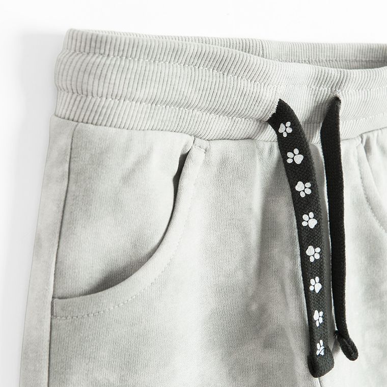 Cool Club, Pantaloni trening pentru baieti, gri, imprimeu Paw Patrol