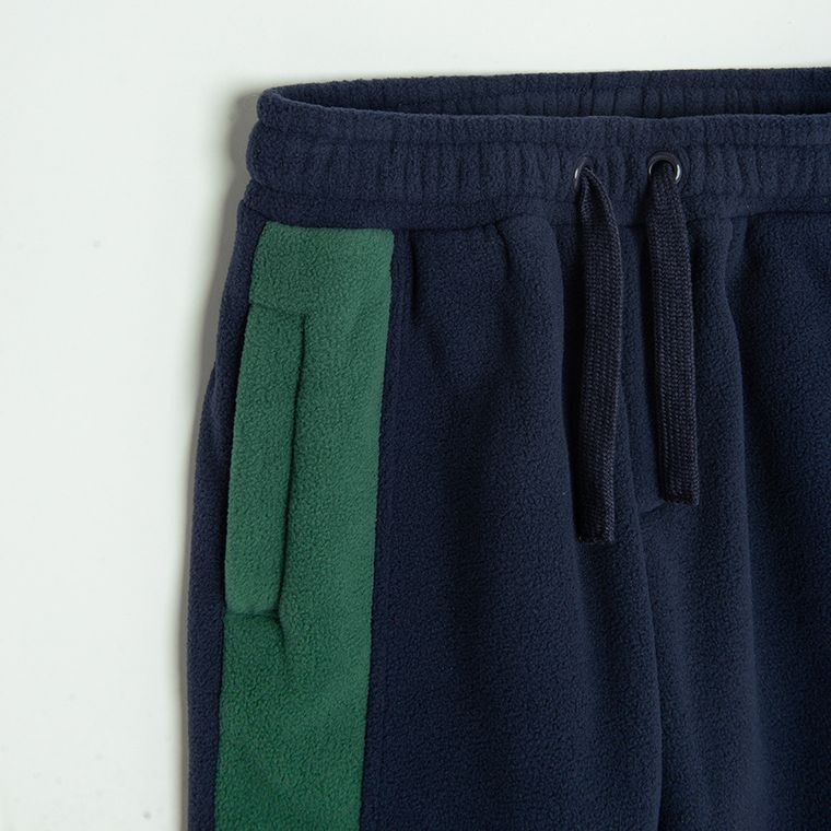 Cool Club, Pantaloni trening pentru baieti, polar, bleumarin