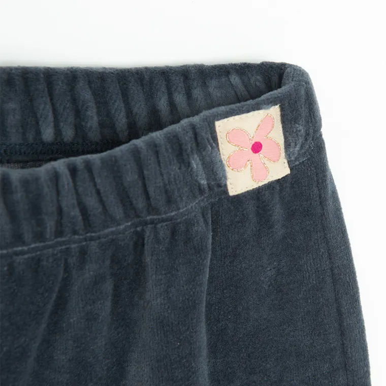 Cool Club, Pantaloni trening pentru fete, evazati, albastru