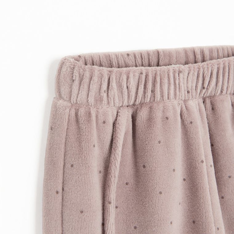Cool Club, Pantaloni trening pentru fete, velur, violet