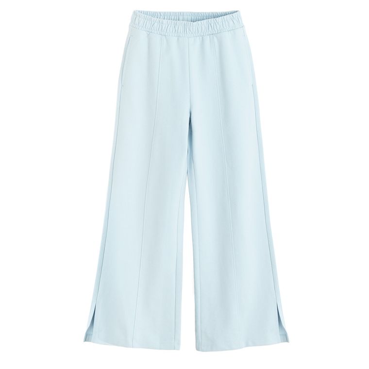 Cool Club, Pantaloni trening pentru fete, wide, albastru