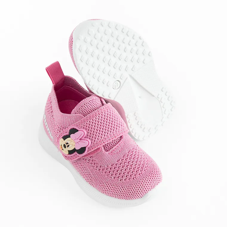 Cool Club, Pantofi sport pentru fete, roz, imprimeu Minnie Mouse
