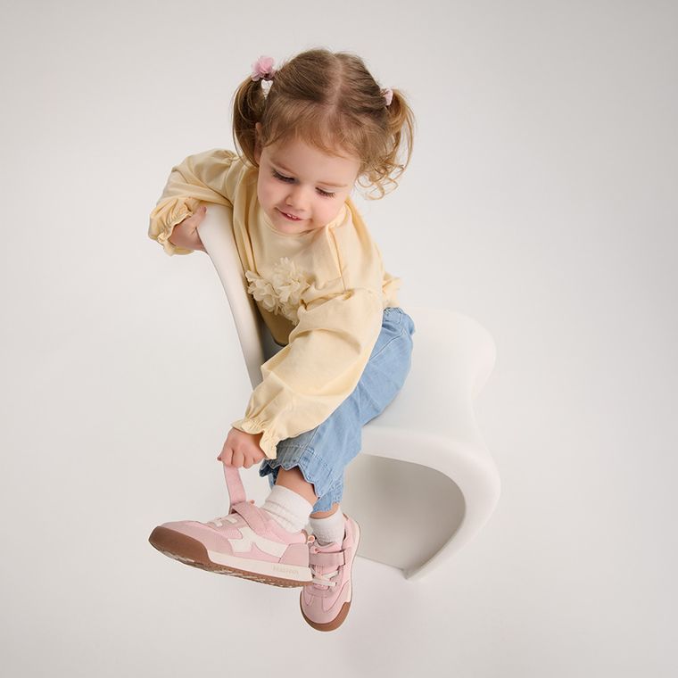Cool Club, Pantofi sport pentru fete, roz, talpa Barefoot