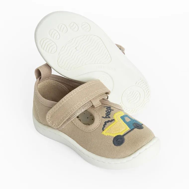 Cool Club, Papuci de casa pentru baieti, maro, Comfort-Fit