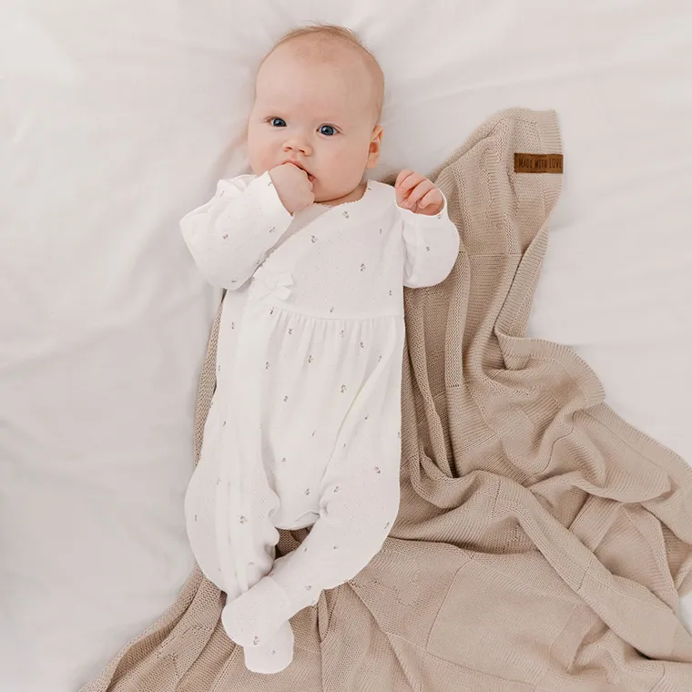 Cool Club, Patura pentru bebelusi, din bambus, 80-100 cm, bej