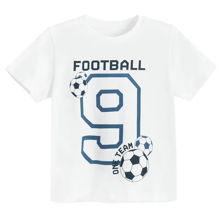 Cool Club, Pijama pentru baieti, alb-albastru