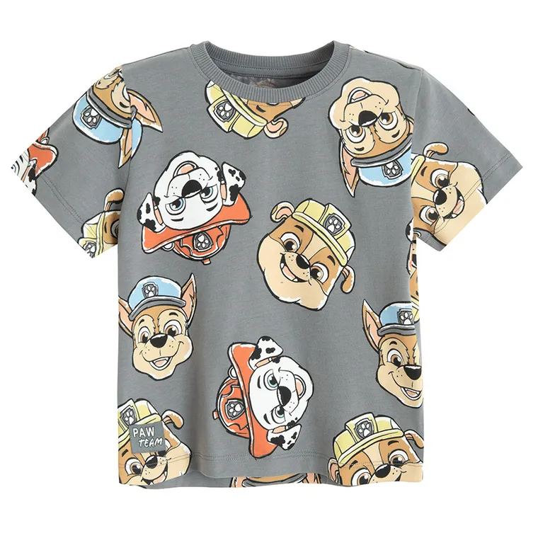 Cool Club, Pijama pentru baieti, gri, imprimeu Paw Patrol