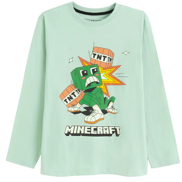 Cool Club, Pijama pentru baieti, mix, imprimeu Minecraft