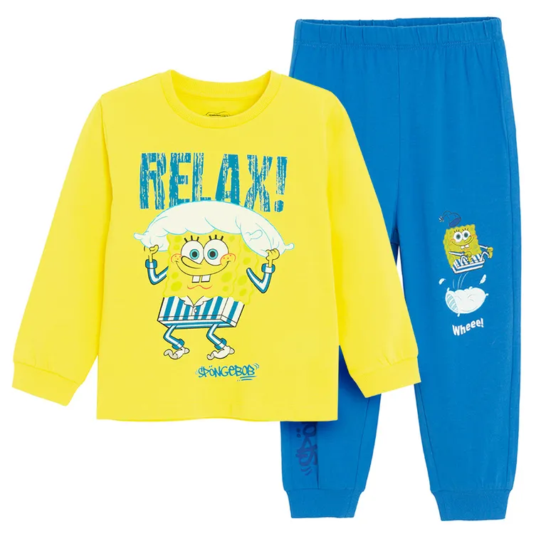 Cool Club, Pijama pentru baieti, mix, imprimeu SpongeBob